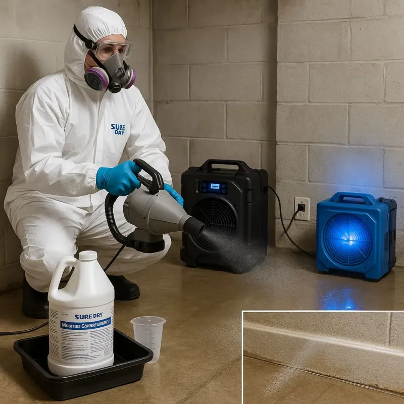 Sanitization and Odor Removal process in Goodrich, MI