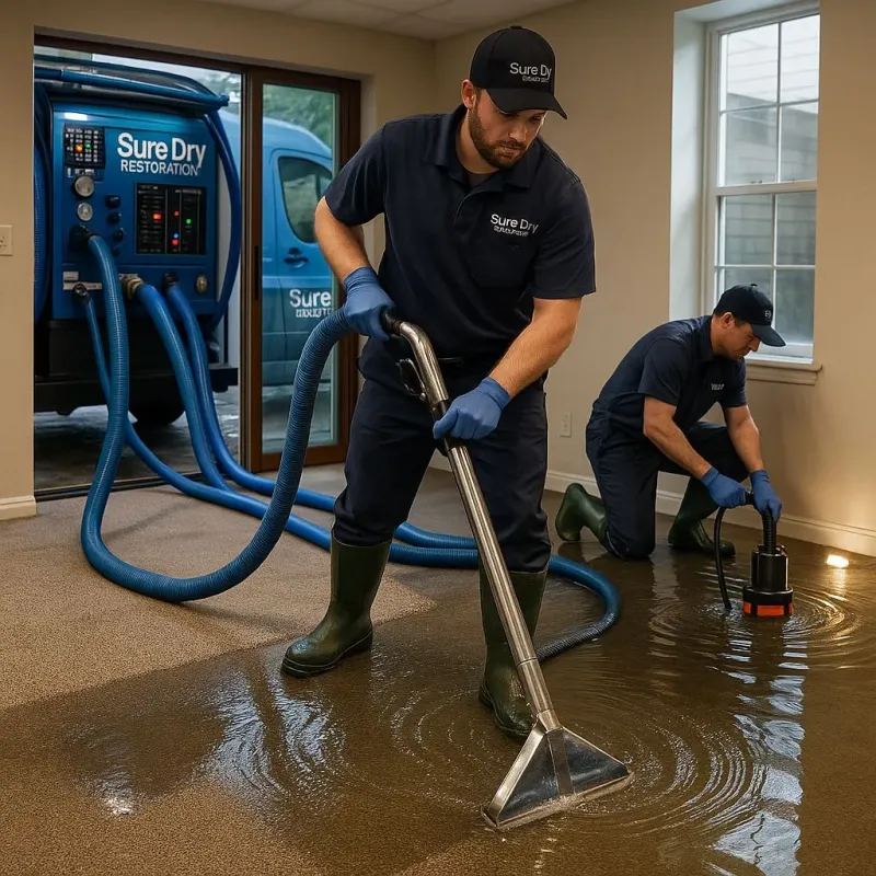 Water Extraction and Removal process in Goodrich, MI